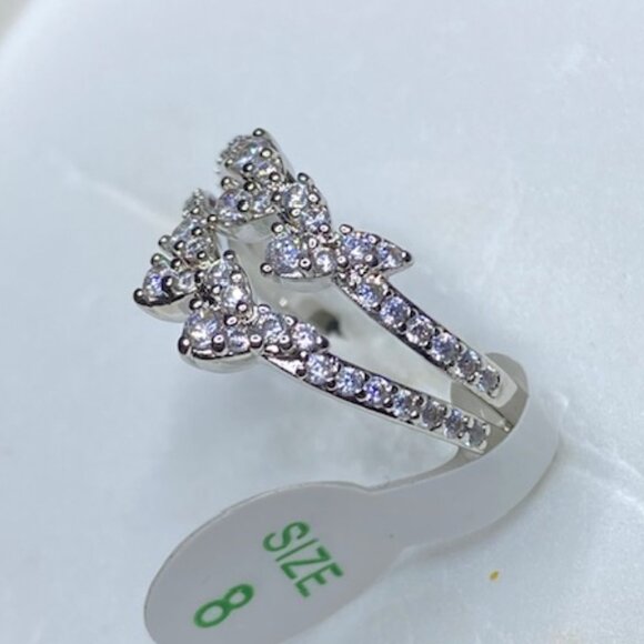 Diamond CZ Ring RBP7404 Beyond the Sparkle Size 8 - Picture 3 of 5